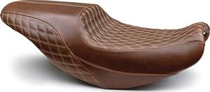 lot 51603 image: Mustang Motorcycle Seats 74201 Revere Journey One-Piece Seat for Ducati Scrambler 800 2015-21, Original, Brown  (Retails $529)