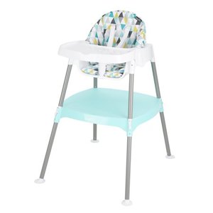 lot 51630 image: Evenflo 4-in-1 Eat & Grow Convertible High Chair, Prism Triangles