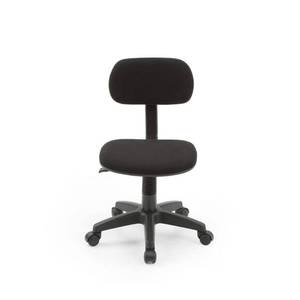 lot 51655 image: Hodedah Armless Task Chair, Black