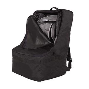 lot 51659 image: J.L. Childress Ultimate Backpack Premium Padded Car Seat Travel Bag - Large, High Quality, Durable, Secure, Universal Airport Gate Check Bag, Black