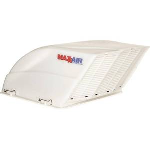 lot 52608 image: MaxxAir RV Vent Cover Fan Mate Model 855 White 00-955001