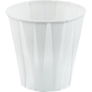 lot 52625 image: Pleated Water Cups, 3 12 Oz., Pack Of 100 x 36 packs