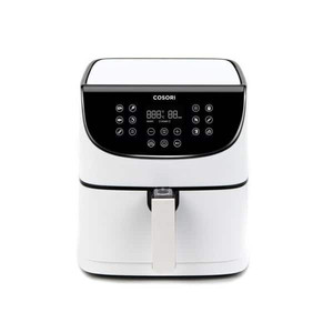 lot 52626 image: Premium 5.8 Qt. White Air Fryer with Skewer Rack Set