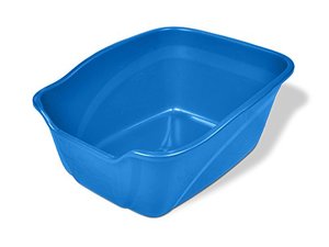 lot 52646 image: Pureness Giant High Sides Cat Litter Pan, Colors may Vary