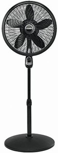 lot 53074 image: Lasko Cyclone Pedestal Fan   (May not be exact stock photo)  (Motor works--Missing pieces)  (SOLD AS IS)