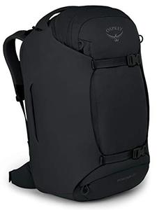 lot 64695 image: Osprey Porter 65 Travel Backpack, Black, One Size  (Retails $180)