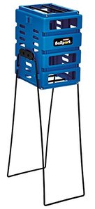 lot 64726 image: Tourna Mini Ballport Tennis Ball Pick Up Hopper, Tourna Blue