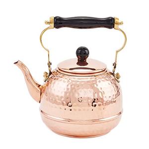 lot 64742 image: Old Dutch Tea Kettle, 2 Qt, Copper