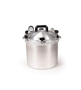 lot 67404 image: All American 921 Canner Pressure Cooker, 21.5 qt, Silver