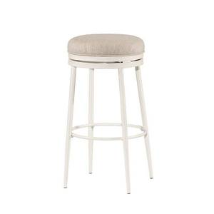 lot 67414 image: Aubrie Swivel Backless Counter Stool   (Damaged--See photos)  (SOLD AS IS)