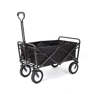 lot 67417 image: MacSports Collapsible Folding Outdoor Utility Wagon, Black
