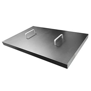lot 67452 image: Griddle Lid Hard Cover with Handle for Blackstone 36 Inch, Durable Waterproof Flat Top Lid with Hanging Hooks Fits 36� Front or Rear Grease Griddle Black Stone Grill Cover Outdoor BBQ Accessories