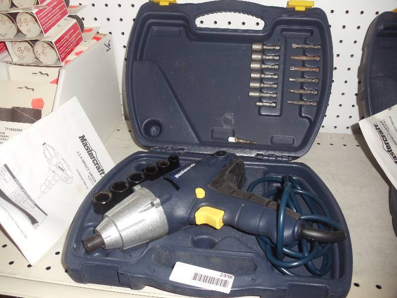 Mastercraft 1/4" Electric Impact Driver. Complete Store Liquidation ♦