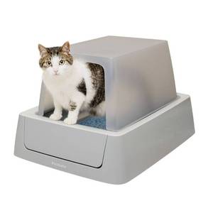 lot 9477 image: PetSafe ScoopFree Smart Self Cleaning Cat Litter Box Phone App Connected Front-Entry Covered