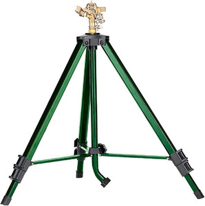 lot 9522 image: Orbit Heavy Duty Brass Lawn Impact Sprinkler on Tripod Base