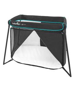 lot 9545 image: Babymoov Naos Lightweight Washable Memory Foam Travel Crib and Playpen