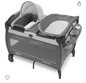 lot 9556 image: Graco Pack-N-Play Grey