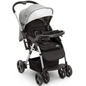 lot 9566 image: Jeep Unlimited Reversible Handle Stroller, Grey Tweed
