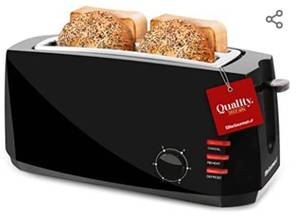lot 9568 image: Elite Gourmet ECT-4829B Long Slot Toaster
