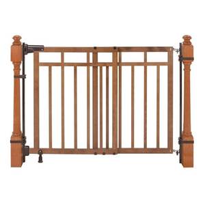 lot 9593 image: Summer Banister & Stair, Top of Stairs Gate with Dual Installation Kit