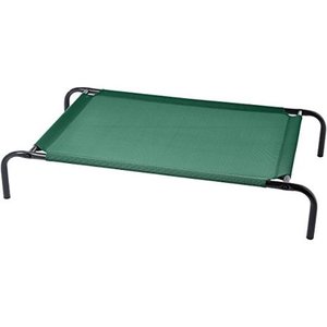 lot 226 image: Basics Cooling Elevated Pet Bed Medium (43 x 26 x 7.5 Inches) Green