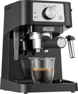 lot 322 image: DeLonghi - Stilosa 15 Bar Pump Espresso Machine - Black and Stainless