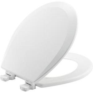 lot 354 image: Bemis 500EC Lift-Off Wood Round Toilet Seat, Available in Various Colors