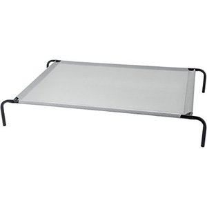 lot 394 image: Cooling Elevated Pet Bed, Extra Large (60 x 37 x 9 Inches), Grey