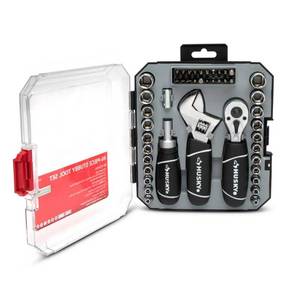 lot 273 image: Husky H46PCSTS Stubby Wrench and Socket Set (46-Piece)