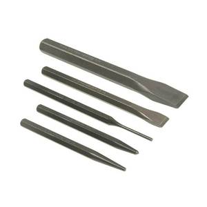 lot 292 image: Mayhew Select Carded 5-Piece Punch and Chisel Set, 90402