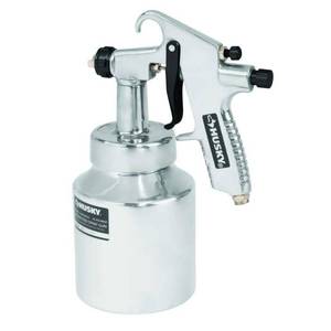 lot 344 image: Husky Siphon Feed General Purpose Spray Gun Good Condition Pneumatic Tool H4920SSG