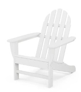 lot 32 image: HDPE CHAIR White Outdoor Chair (stock photo approximate, please inspect)