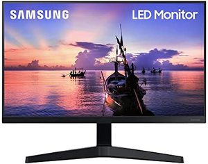 lot 312 image: SAMSUNG T350 Series 27-Inch FHD 1080p Computer Monitor, 75Hz, IPS Panel, HDMI, VGA (D-Sub), 3-Sided Border-Less, FreeSync (LF27T350FHNXZA) - Retail $219.99