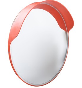 lot 390 image: 2pc Convex Safety Mirrors 80x16x80cm