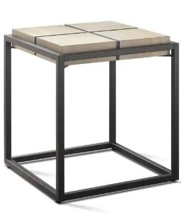 lot 258 image: Steve Silver Co Oaklee SidetableStool (matches the Oaklee Coffee Table - Lot 166) - Retail $239.99