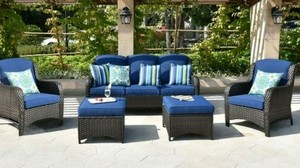 lot 37 image: Ovios Patio Furniture Sets 5-piece