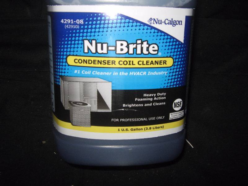 (1) Gallon Nu Brite Condenser Coil Cleaner The Resale Stand weekly
