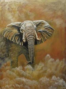 lot 102 image: Out of the Dust - Original Oil Painting by David Paine - 40 x 30