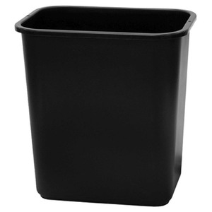 lot 24130 image: Waste Basket, Black - Retail $24.99