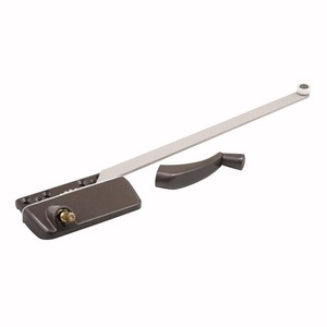lot 24149 image: Prime-Line - 13-12-Inch Surface Mount Wood Casement Window Operator, Bronze - Retail $21.99