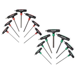lot 24160 image: Husky - 14-Piece T-Handle SAE & MM Hex Key Set - Retail $26.97
