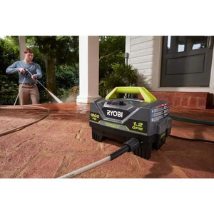 lot 24164 image: Ryobi - 1800 PSI 1.2 GPM Cold Water Electric Pressure Washer - Retail $129.00