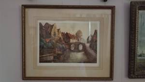 lot 1014 image: Calme Des Flandres After De Booscher numbered 303 print 17 x 21