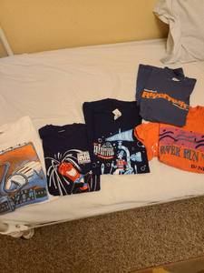 lot 1107 image: Wichita River Festival and River Run T-shirts 1992, 93, 95, 97, 98