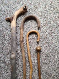 lot 1118 image: Caneswalking sticks