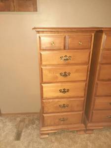 lot 1200 image: Solid Maple lingerie chest. 50 x 23 x 16