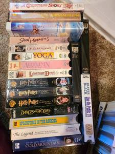 lot 1223 image: VHS tapes
