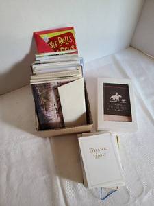 lot 1234 image: Christmas and thank you cards