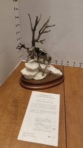 lot 1337 image: Chilmark pewter sculpted by Donald Poland Studios Portugee Phillips with certificate