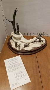 lot 1340 image: Chilmark pewter sculpted by Donald Poland Studios Jedediah Smith with certificate